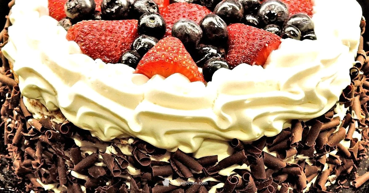 Scratch-M baked chocolate cake - Bake In Oven