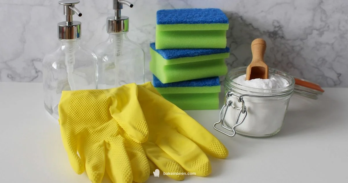 Cleaning with baking soda - Bake In Oven