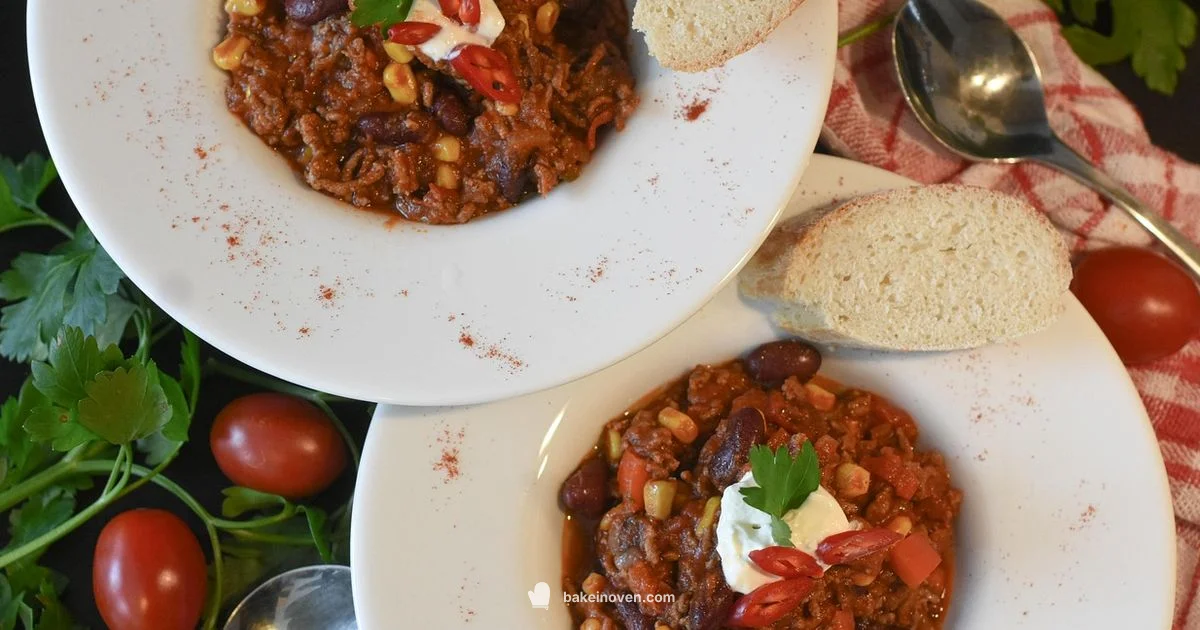 Beans in Chili - Bake In Oven