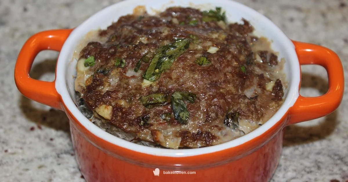 Meatloaf at 350°F - Bake In Oven