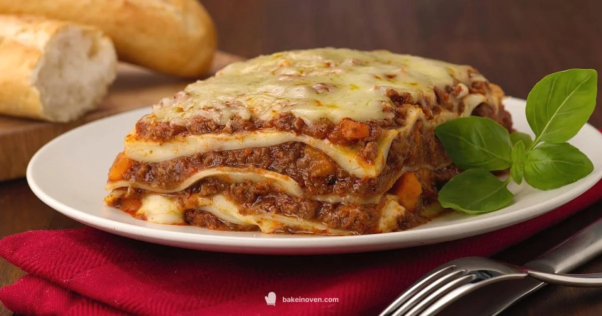 Lasagna Bake Guide - Bake In Oven