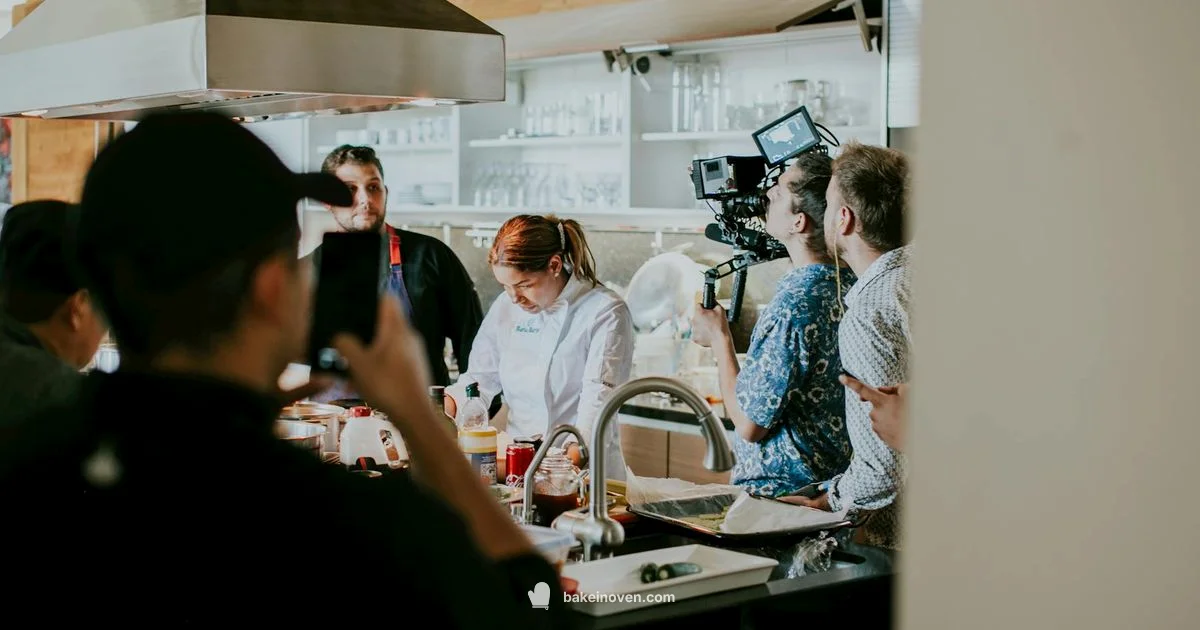 Bake Off Filming - Bake In Oven